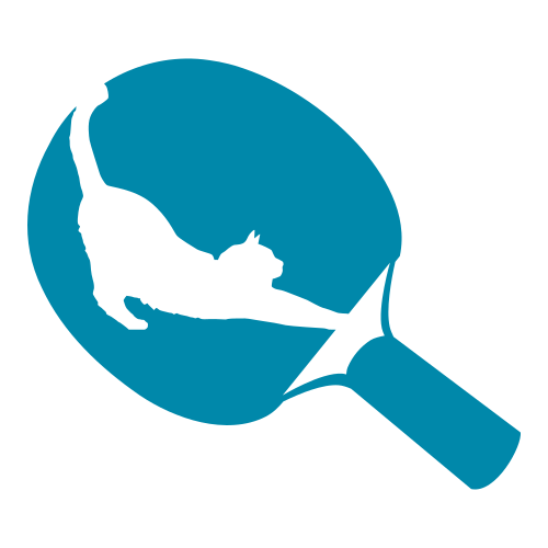 Logo von OpenTT – Schläger mit Katze